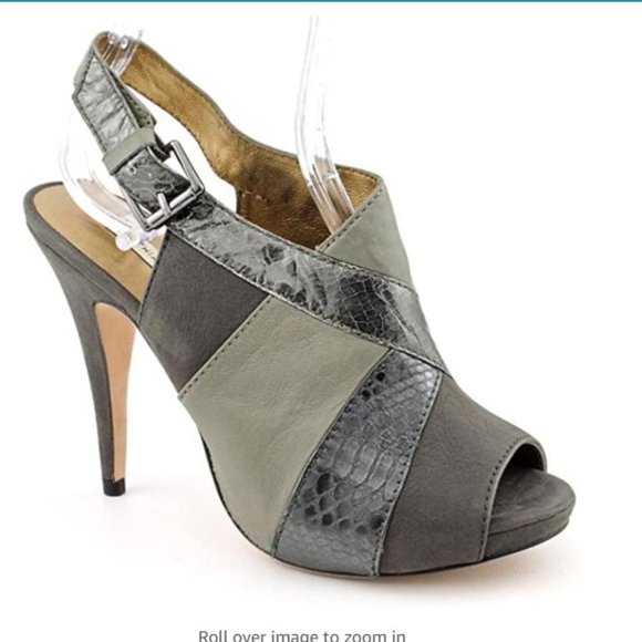 Cynthia Vincent Astrid Metallic Heels, 8.5 NIB - Picture 1 of 5